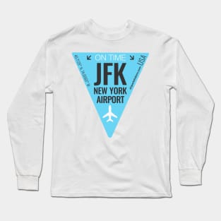 Airport code JFK Long Sleeve T-Shirt